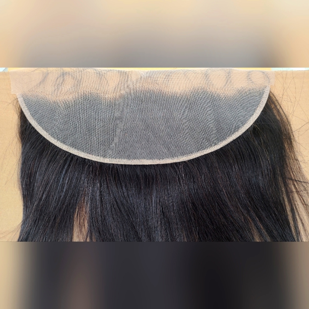 13x4 frontal closure 10" unprocessed human hair
